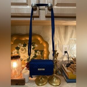 Vera Bradley Blue Quilted Crossbody Bag